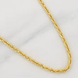 Rope Chain 6.9g / 24 in / 2.37mm Yellow Gold 18K