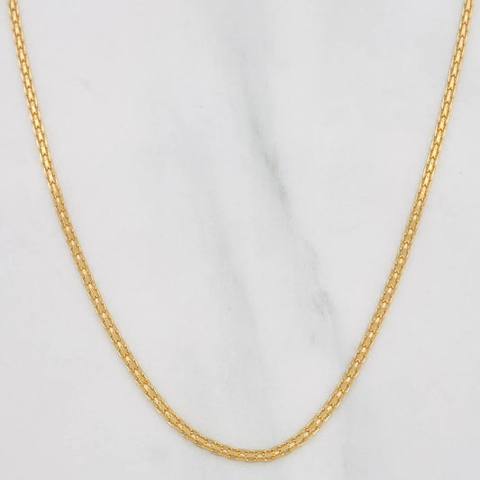 Cadena China 4.2g / 24 in / 1.79mm Oro Amarillo 18K