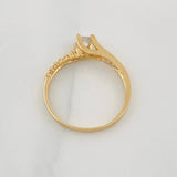 Anillo Solitario Churumbela 1.65g / T6 Oro Amarillo 18K