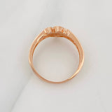 Anillo Love 2.55g / T6 3/4 Dos Oros Blanco Rosa 18K