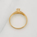 Anillo Solitario 1.55g / T6 1/4 Oro Amarillo 18K