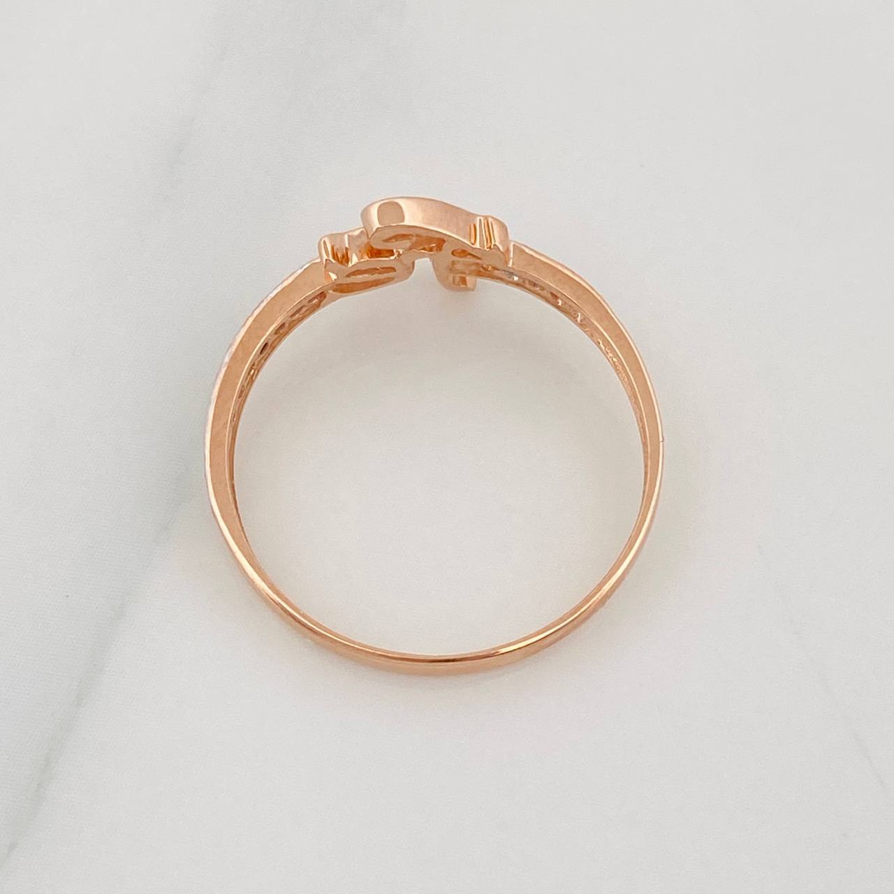 Faith Ring 1.4g / T6 1/4 Two-Tone White Rose Gold 18K