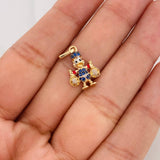 Dije Pato 1.7g / 3/4 in Tres Oros 18K