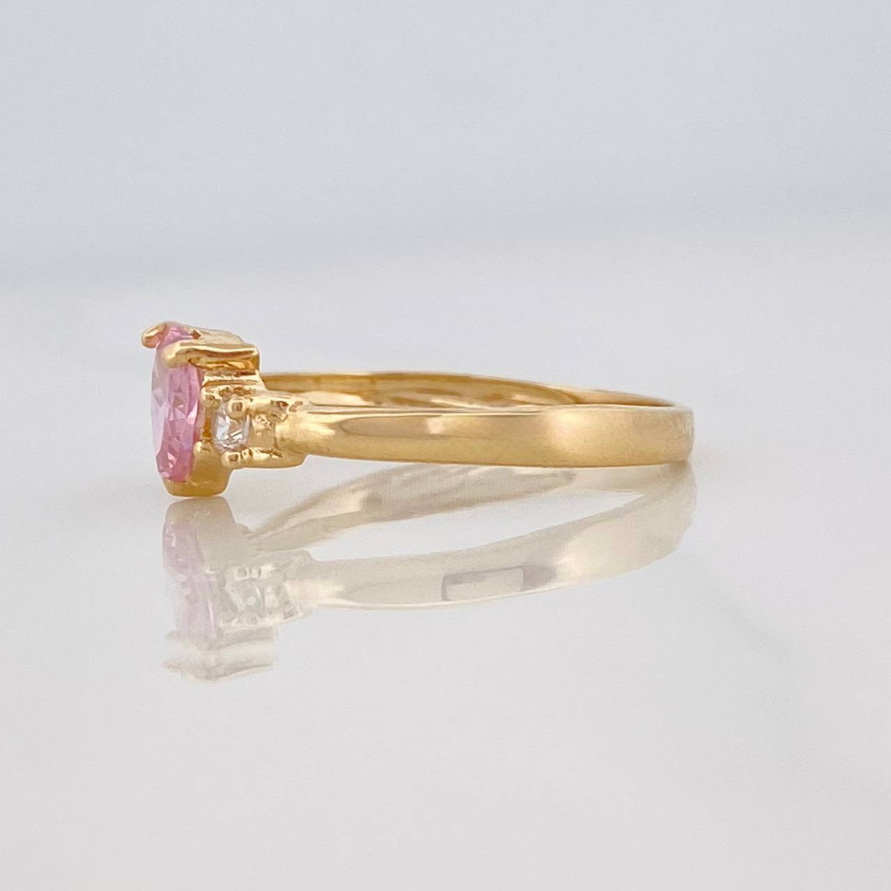 Heart Ring 1.75g / T5 3/4 Yellow Gold 18K