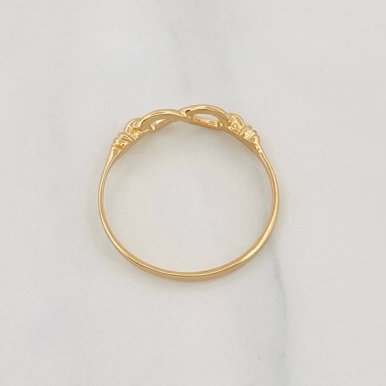 Infinity Ring 1.2g / T7 3/4 Yellow Gold 18K