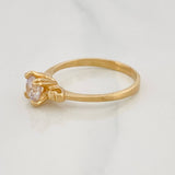 Anillo Solitario 2.3g / T6 1/4 Oro Amarillo 18K
