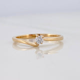 Anillo Solitario 1.6g / T5 1/2 Oro Amarillo 18K