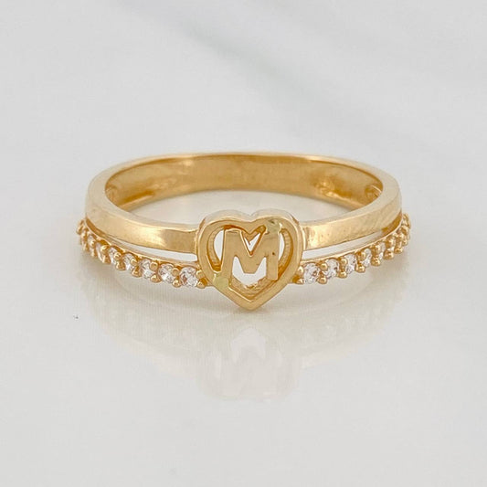 Heart Ring M 2.55g / T7 Yellow Gold 18K