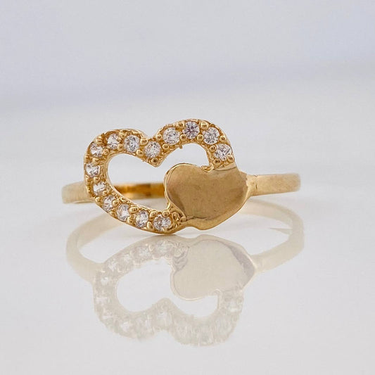 Heart Ring 1.45g / T6 1/4 Yellow Gold 18K