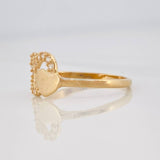 Heart Ring 1.45g / T6 1/4 Yellow Gold 18K