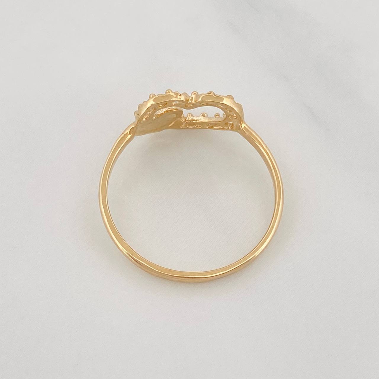 Heart Ring 1.45g / T6 1/4 Yellow Gold 18K