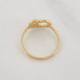 Heart Ring 1.45g / T6 1/4 Yellow Gold 18K