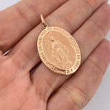 Dije Virgen Milagrosa 2.7gr / 1 1/2 in / Oro Rosa 18K $