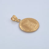 Dije Angel De La Guarda 1.2gr / 1 in / Oro Amarillo 18K $