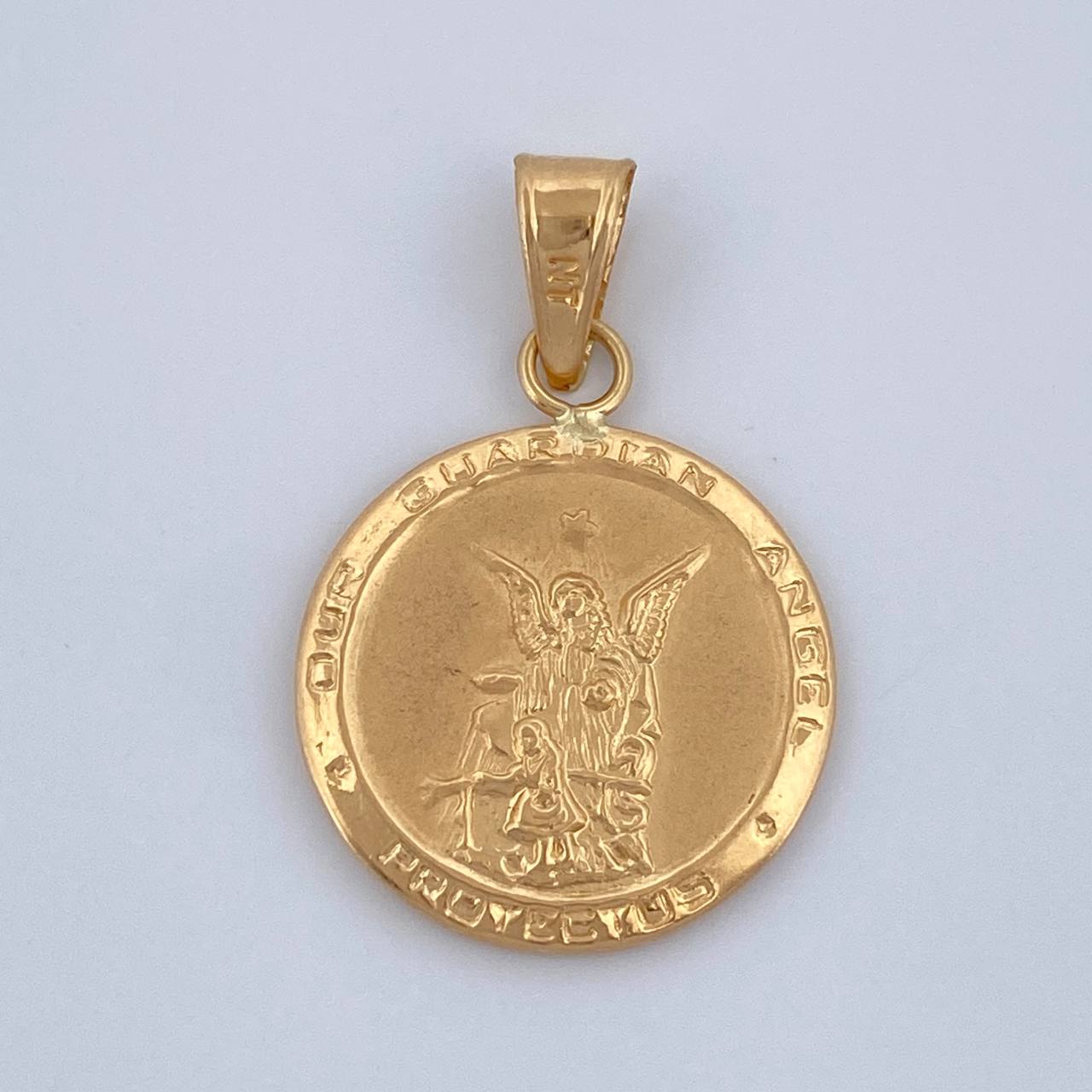 Dije Angel De La Guarda 1.2gr / 1 in / Oro Amarillo 18K $