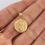 Dije Angel De La Guarda 1.2gr / 1 in / Oro Amarillo 18K $