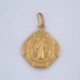 Dije San Benito 1.25gr / 1 in / Oro Amarillo 18K $