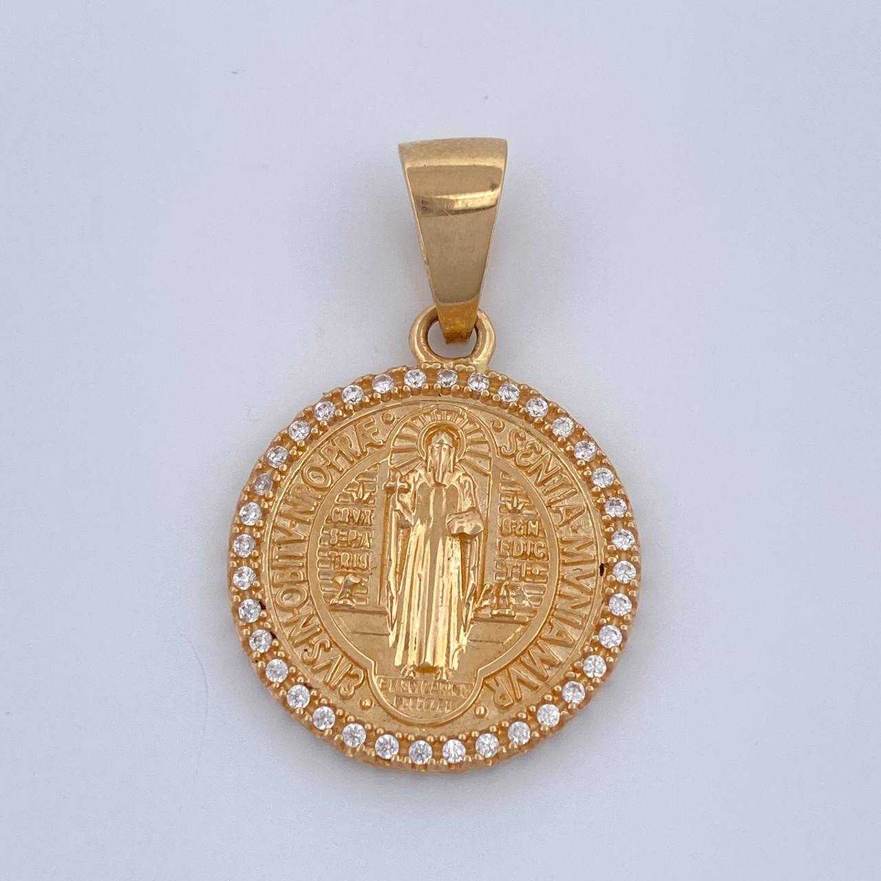 Dije San Benito 4.25gr / 1 1/4 in / Oro Amarillo 18K $