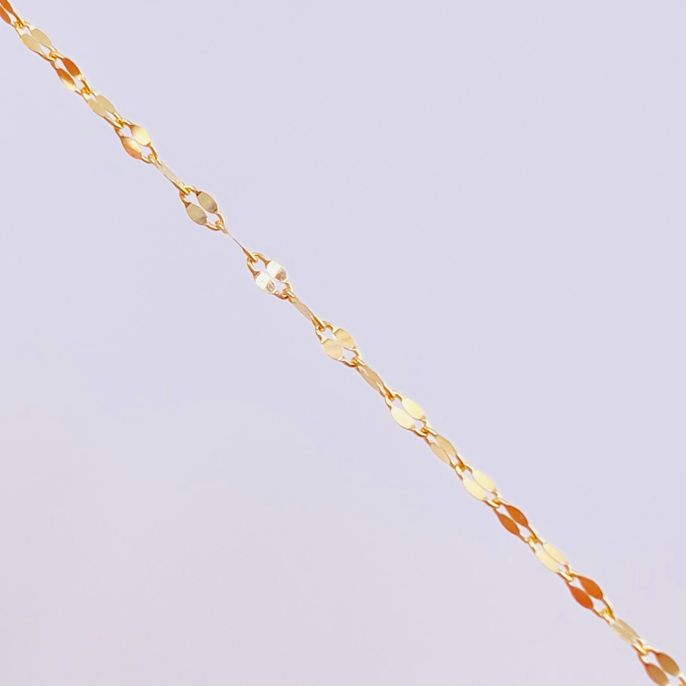 Set Cadena Flor Espejo + Dije Estrella de David / 1.15g / 18 in Oro Amarillo 18K