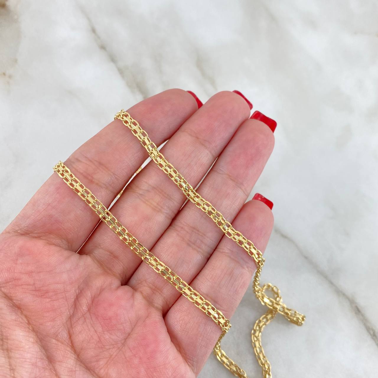 Bismark Chain 5.5gr / 60cm / 3.1mm Yellow Gold +0 18K *