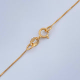 Set Veneciana + Redondo Esmeralda 1gr / 17 3/4 in / 0.46mm Oro Amarillo 18K &