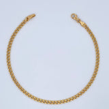 Pulso Cubano 2.65gr / 7 3/4 in / 2.7mm Oro Amarillo +1 18K $