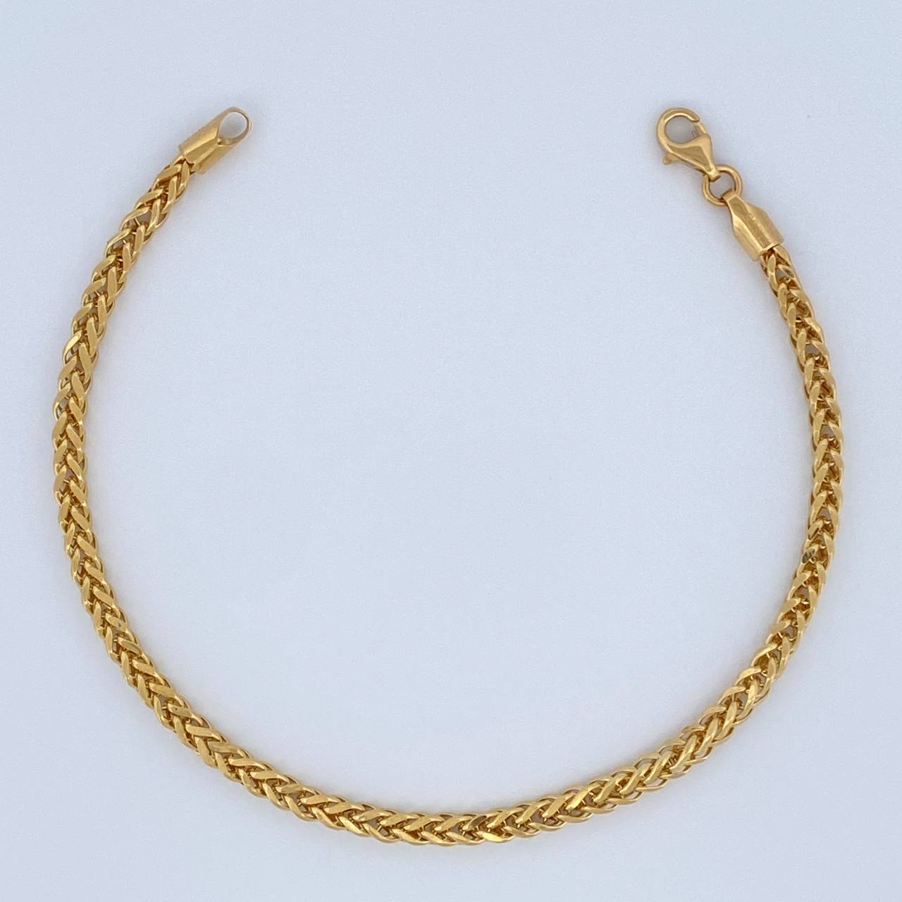 Pulso Franco 3.6gr / 7 1/2 in / 2.6mm Oro Amarillo +3 18K $