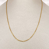 Cadena Veneciana 1.6gr / 19 3/4 in / 1mm Oro Amarillo +3 18K $