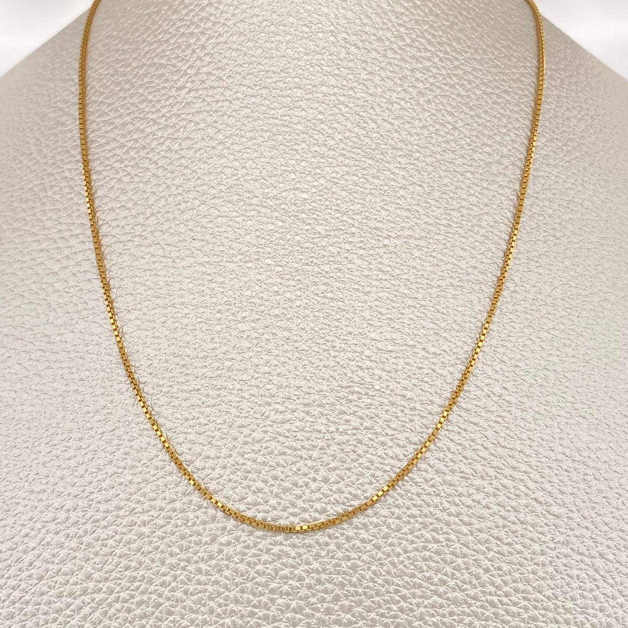 Cadena Veneciana 1.75gr / 17 3/4 in / 0.7mm Oro Amarillo +3 18K %