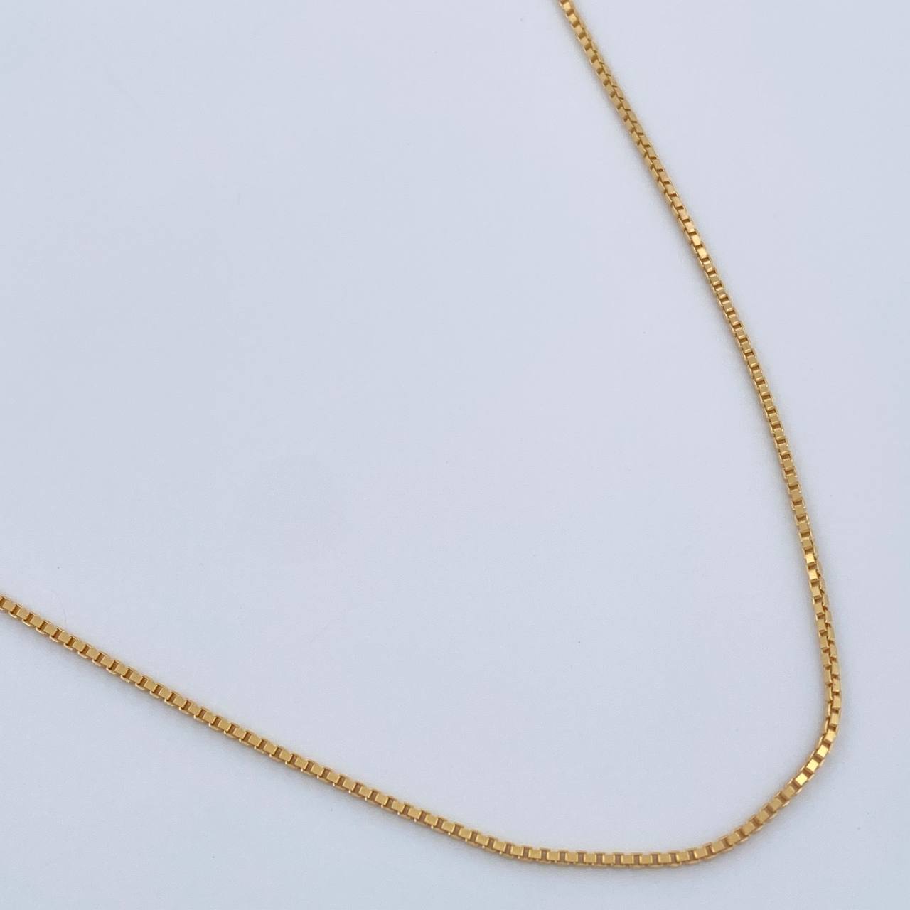 Cadena Veneciana 1.8gr / 19 1/2 in / 0.98mm Oro Amarillo +3 18K %