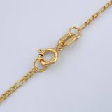 Cadena Figaro 1.05gr / 17 1/2 in / 1.28mm Oro Amarillo +1 18K %