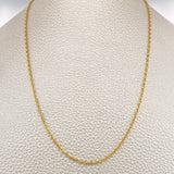 Mariner Chain 1.75gr / 19 3/4 in / 1.7mm Yellow Gold +3 18K $