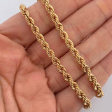 Cadena Lazo 17.6gr / 27 3/4 in / 2mm Oro Amarillo +3 18K $