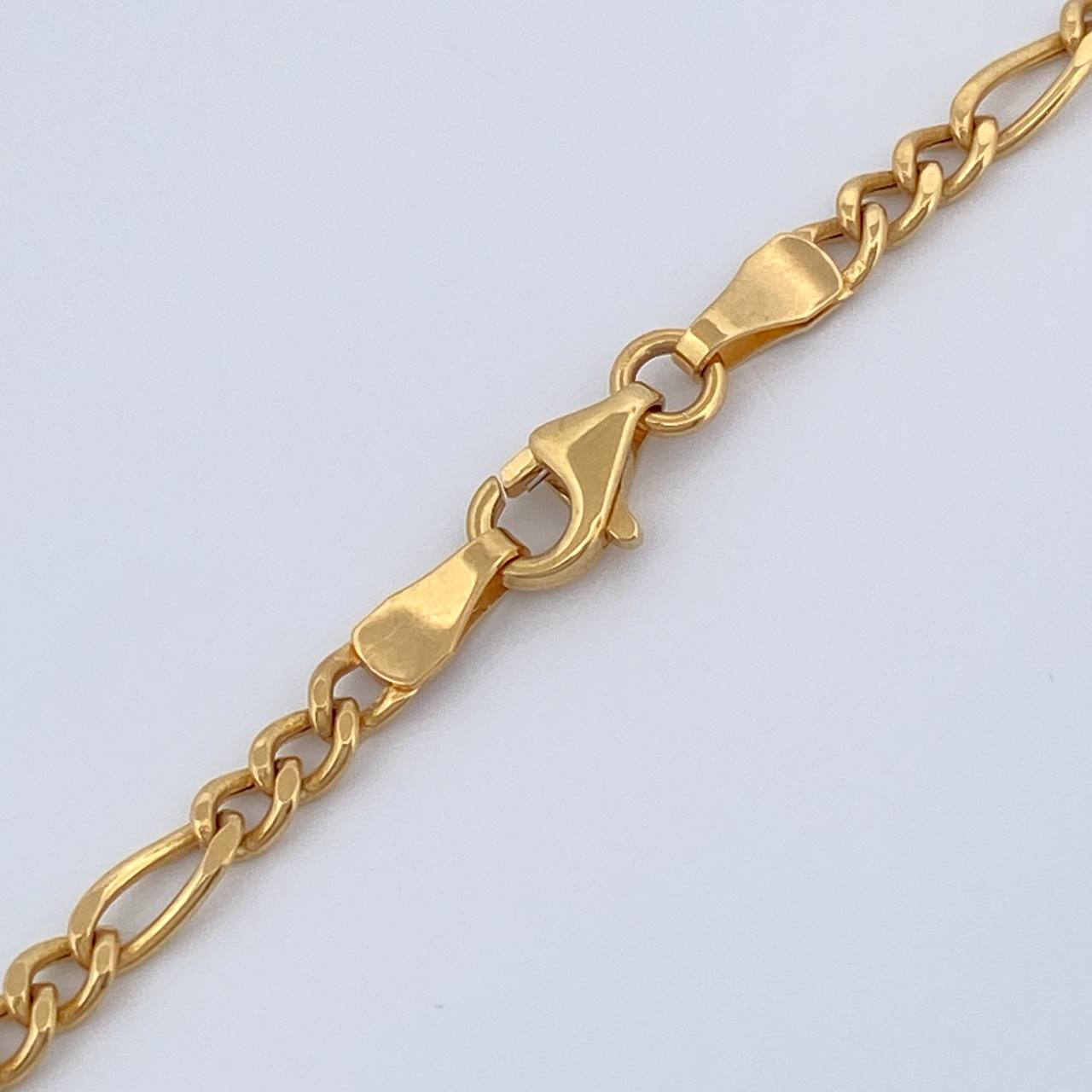 Cadena Figaro 7gr / 23 3/4 in / 3mm Oro Amarillo +1 18K $