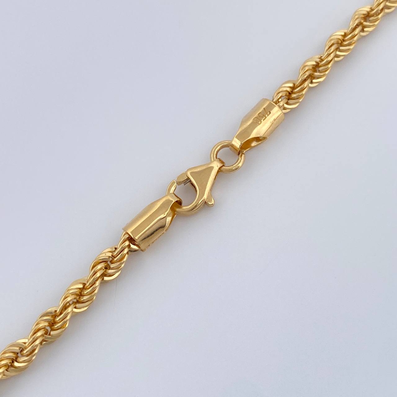 Rope Chain 7.4gr / 23 3/4 in / 3.07mm Yellow Gold +3 18K $