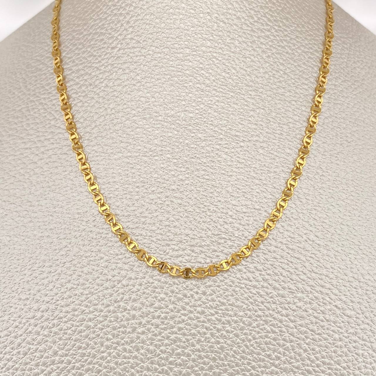Cadena Escalera Volga 2.75gr / 19 3/4 in / 2.5mm Oro Amarillo +3 18K $