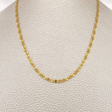 Cadena Escalera Volga 2.75gr / 19 3/4 in / 2.5mm Oro Amarillo +3 18K $
