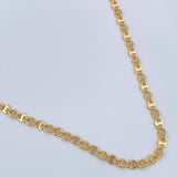 Cadena Escalera Volga 2.75gr / 19 3/4 in / 2.5mm Oro Amarillo +3 18K $