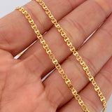Cadena Escalera Volga 2.75gr / 19 3/4 in / 2.5mm Oro Amarillo +3 18K $