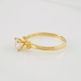 Solitaire Ring 1.55g / T6 Yellow Gold 18K