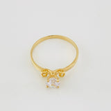 Solitaire Ring 1.55g / T6 Yellow Gold 18K