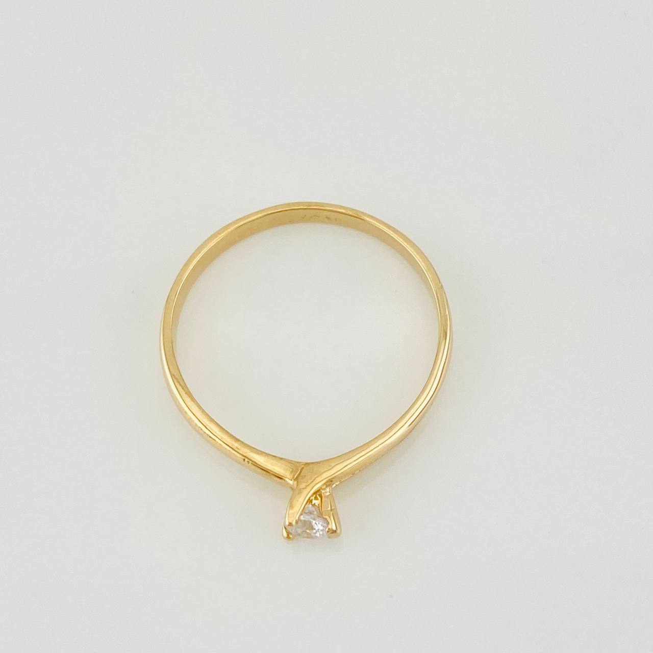 Solitaire Ring 1.95g / T7 Yellow Gold 18K