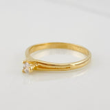 Solitaire Ring 1.95g / T7 Yellow Gold 18K