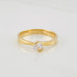 Anillo Solitario 2.65g / T7 Oro Amarillo 18K