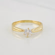 Solitaire Ring 1.95g / T8 Yellow Gold 18K