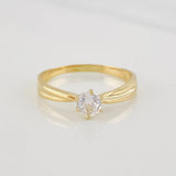 Solitaire Ring 1.95g / T8 Yellow Gold 18K