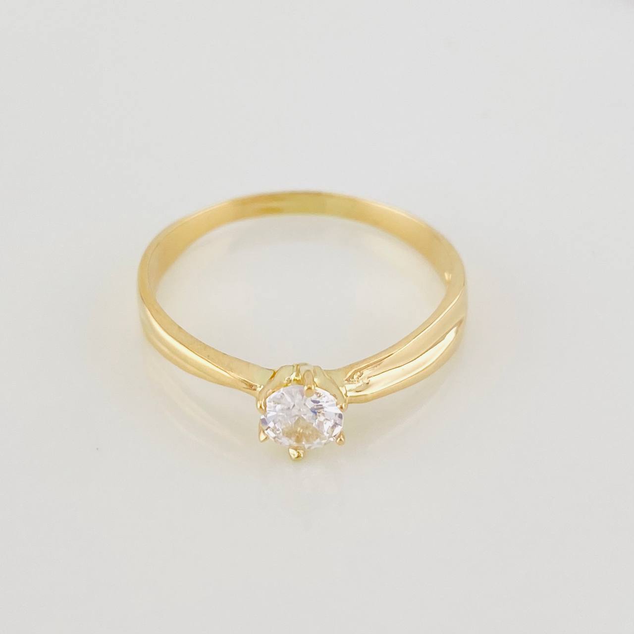 Solitaire Ring 1.95g / T8 Yellow Gold 18K