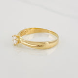 Solitaire Ring 1.95g / T8 Yellow Gold 18K