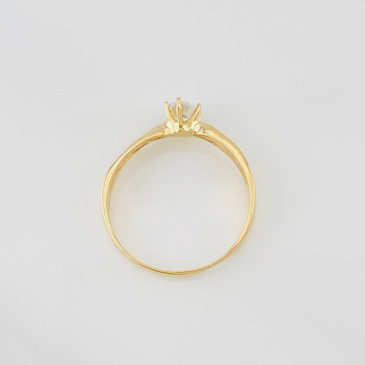 Solitaire Ring 1.95g / T8 Yellow Gold 18K