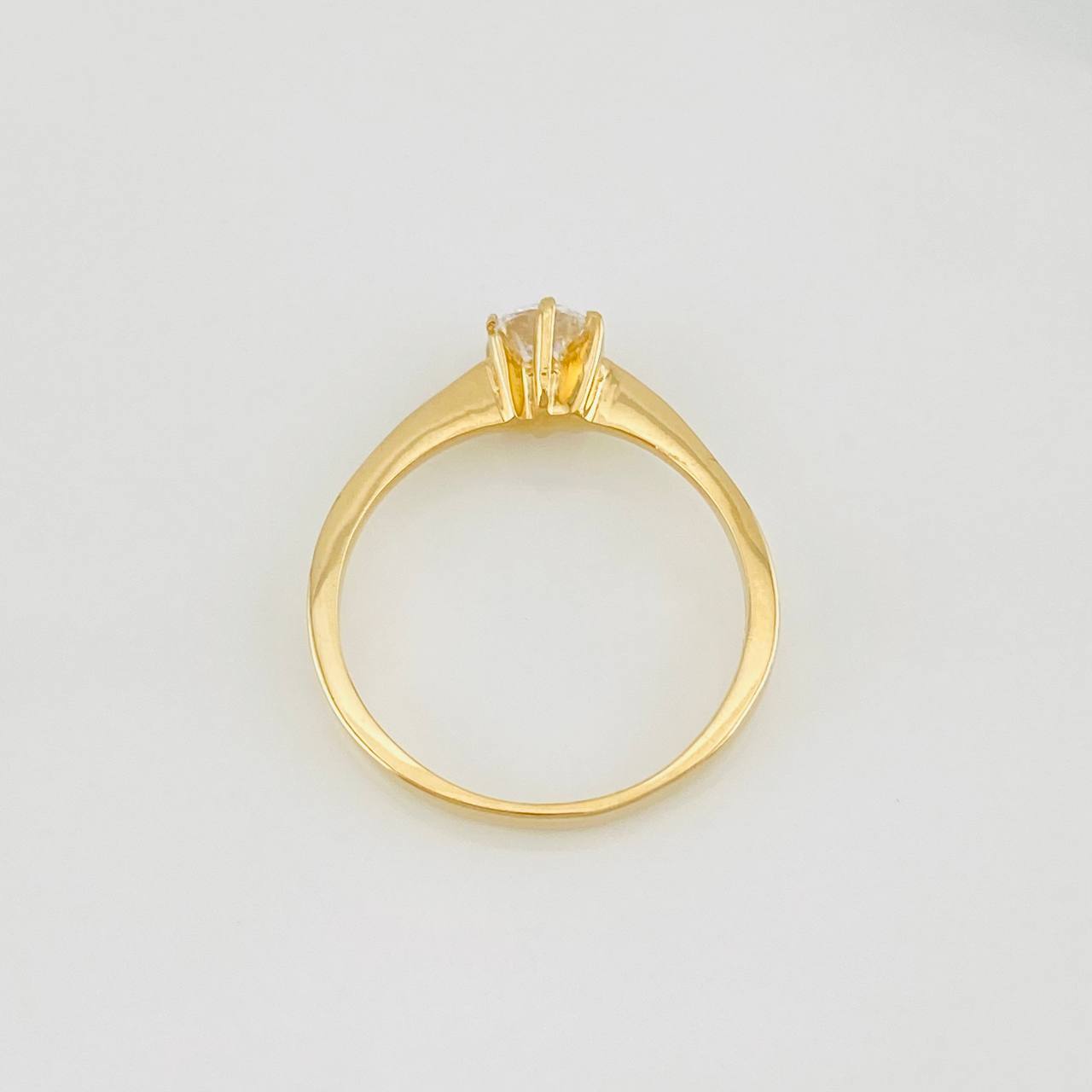 Solitaire Ring 2g / T5 3/4 Yellow Gold 18K